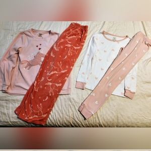 *BUNDLE*  Girls Size 8 pajamas